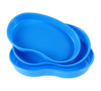 Anneome 3piezas Carro Médico Abs Bandeja Médica para Servir Pastillas Contenedor de Pastillas Organizador de Medicamentos Bandeja de Almacenamiento para Clínica de Enfermería y Gestión