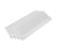 Anneome 4 Hojas Etiquetas Numeradas Autoadhesivas para Uñas Pegatinas de Números para Organización y Codificación de Colores de Esmalte Etiquetas Claras y Resistentes para Manicura y