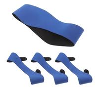 Anneome 4 Piezas Bandas de Neopreno Impermeables para Orejas 4 Piezas Talla L Azul, Diadema Ajustable para Natación, Ducha y Deportes Acuáticos, Protectores Auditivos para Nadadores y