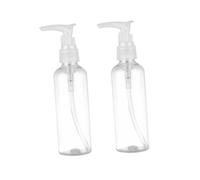 Anneome 4 Piezas Botellas Dispensadoras de Líquido con Bomba Plástica de Unidades para Viaje y Doméstico para Champú Lociones y Cosméticos Portátiles Color Aleatorio