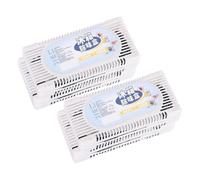 Anneome 4 Piezas caja de desodorante eliminador purificador ambientador fridge deodorizer desodorante frigorifico olor a refrigerador ambientador refrigerador olor a nevera el plastico