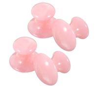 Anneome 4 Piezas Herramientas de Masaje Facial Forma de Rodillos de Resina Pulida para Mejorar Absorción de Productos Portátiles para Cuidado de y Relajación