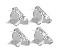 Anneome 4 Piezas Herramientas Inoxidable para Dipping Pinzas Ergonómicas para Artistas de Cerámica y Modelado