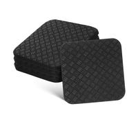 Anneome 4 Piezas Treadmill Pads Antideslizantes para Alfombrillas Antivibración para Cinta Correr y Bicicleta Estática Protección y Reducción Ruido Fitness