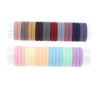 Anneome 40 piezas Gomas de Pelo Elásticas Pequeñas y Resistentes Bandas de Caucho para Coleta Mujer Niñas Accesorios de Cabello Coloridos y Alta Elasticidad y Durabilidad