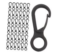 Anneome 400 Piezas Ganchos de Plástico con Clip de Resorte Multifuncional Mini Mosquetón Compacto para Colgar Linternas Asegurar Tiendas y Organizar Equipo de Camping al Aire