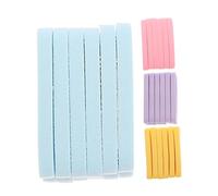 Anneome 48 piezas Esponjas Faciales Comprimidas Naturales Exfoliantes Almohadillas Limpieza Facial Viaje Portátil Azul Rosa Amarillo Morado