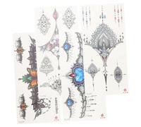 Anneome 4piezas Tatuajes Temporales Diseño Único Para Cuerpo Pegatinas Decorativas Para Brazo y Pecho Fácil Aplicación y Remoción Para Fiestas y Eventos Sociales