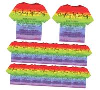 Anneome 50 Pcs Tarjeta cuidado lavado etiquetas lavado para camisas etiquetas cuidado lavado Inserto instrucciones para el cuidado blusa ropa etiqueta la camisa papel