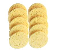 Anneome 50 piezas Esponjas Faciales de Celulosa Natural Unidades Esponja Limpieza Redonda Desmaquillante y para Cuidado Diario Piel