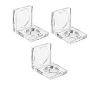 Anneome 6 Piezas Cajas Transparentes Recargables para Maquillaje Contenedores Plásticos Duraderos para Sombras y Correctores Almacenamiento Portátil para Cosméticos de Viaje