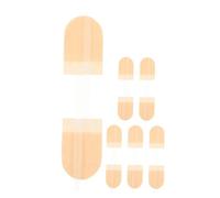 Anneome 6 piezas Kit de Tiras de Cierre Rápido para Heridas Vendajes Tipo de Flexible Adhesivos para Dedos y Nudillos Cierre Zip para Protección y Curación Portátil