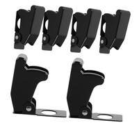 Anneome 6 piezas Tapas Protectoras Impermeables para Interruptores de Palanca Cubiertas de Seguridad contra Polvo y Activación Accidental Fabricadas Plástico Resistente Color Negro para