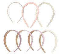Anneome 7 Piezas Diademas Anchas para Mujer Accesorios de Tela Resistentes y Decorativas para Fiesta Lavado Facial y Diario