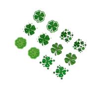 Anneome 72 Piezas Tatuajes Temporales Tréboles Cuatro para Adhesivos Cuerpo y Objetos Decoración Fiesta Día de San Patricio
