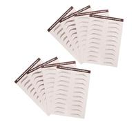 Anneome 8 Hojas Tatuajes Temporales de Cejas Marrón para Mujeres, Resistentes al Sudor Colocación Rápida, Papel de Transferencia de Agua para Grooming y Shaping