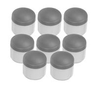 Anneome 8 Piezas Protectores Adhesivos para Asiento de Inodoro y Bidé 8 Unidades, Parachoques Amortiguadores Grises Autoadhesivos para Reducción de Ruido y Estabilidad en Baños Domésticos