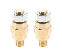 Anneome Adaptador Perno Latón para Terminal Batería Poste Lateral Conversor Extensión Resistente Clima Extremo Conexión Segura para Coche y Moto Kit Reparación Batería Fácil Instalación