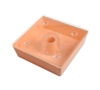 Anneome Alimentador Cuadrado para Abejas Práctico Comedero y Bebedero para Colmenas Fácil de Limpiar y Usar Accesorio Apícola de Plástico para Alimentación y Bebida