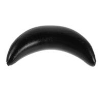 Anneome Almohada Cervical para Lavabo de Peluquería en Forma de U Cojín Antideslizante de Silicona Negra Soporte Ergonómico para Cuello Reposacabezas Cómodo para Lavado de Cabello en