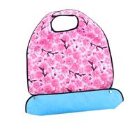 Anneome Babero Adulto para Mayores de Ropa con Diseño de Flores Lavable y Reutilizable Práctico para Alimentación Diaria