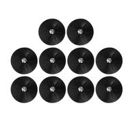 Anneome Base de Saco de Boxeo Ventosas de Goma 10 Piezas 8 cm Negro para Suelo y Baldosas Repuesto para Entrenamiento en Casa y Gimnasio
