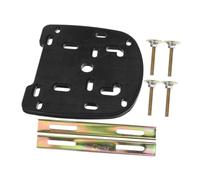 Anneome Base Reforzada para Portaequipajes de Motocicleta con Tornillos Placa para Caja Trasera de Scooter Eléctrico Soporte Metálico Antivibración para Maleteros Traseros