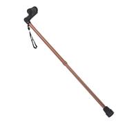 Anneome Bastón Plegable Telescópico de Aleación de Aluminio para Personas Mayores, Bastón de Trekking Mango Acolchado, Base Antideslizante y Altura Ajustable para Movilidad y Apoyo Diario