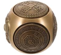 Anneome Bolas de Latón Baoding para Ejercicios de Mano y Dedos, Balones de Fitness Peso para Entrenamiento de Agarre, Masaje Relajante y Coordinación Motora, Tamaño 5.0, Uso en Meditación