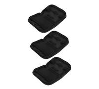 Anneome Bolsa Organizadora para Suministros para Diabéticos 3 Unidades Estuche Portátil Negro para Medidor de Azúcar y Pluma de Insulina Resistente a Golpes Adecuado para Viaje y Uso