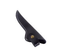 Anneome Bolsa para Tijeras de Peluquería de Cuero Negro, Estuche Protector Compacto, Fácil de Limpiar, para Tijeras de Peluquería Profesional