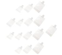 Anneome Bolsas Exprimibles Recargables para Loción y Champú 15 Piezas 30ml 50ml 100ml Material Sub-pet Pa Pe Diseño Especial para Viaje