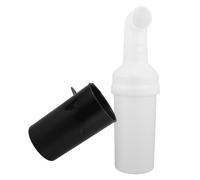 Anneome Botella de Arena para Divots de Golf con Soporte Antivibración, Plástico Resistente, Base Negra, Accesorio para Carritos de Golf, Adecuado para Mantenimiento y Práctica al Aire