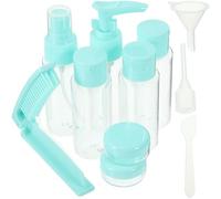Anneome Botellas de Viaje Recargables Spray y Crema Kit Portátil Ligero y Prueba de Fugas para Loción Maquillaje y Perfume Envases Vacíos Multifunción