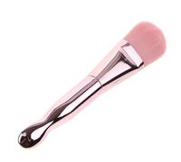 Anneome Brocha Facial Doble Punta para Aplicar Máscaras Herramienta de Spa Facial Cepillo Suave y para Áreas de Difícil Color Rosa