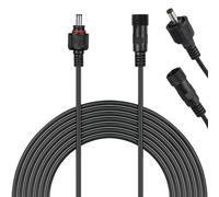 Anneome Cable de Extensión de Cc de 5 Metros para Cámara de Seguridad y Bomba Solar Resistente E Compatible Sistemas de Monitoreo y Luces Solares Exteriores
