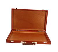 Anneome Caja de Almacenamiento para Artistas Estuche de Madera para Pinturas para Herramientas de Dibujo Caja de Acuarela Resistente Y Portátil