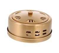 Anneome Caja de Moxibustión de Cobre Portátil Redonda 1 Unidad para Terapia de Moxa Anti-escaldaduras Uso Corporal Hogar Centro de Salud Masaje Corporal