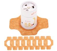 Anneome Caja de Moxibustión Metálica Portátil Resistente con Cinta Adhesiva para Uso Doméstico Masaje Cuello y Articulaciones Moxa Pequeña para Terapia Tradicional