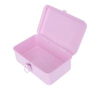 Anneome Caja Organizadora de Escritorio Compacta y Resistente para Almacenamiento de Artículos Variados para Cosméticos Joyería y Papelería Color Rosa Elegante