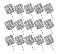 Anneome Caja para Fertilizante de Acero Inoxidable para Bonsái 20 Piezas Cilíndricas Pequeñas sin Tapa Cesta para Nutrientes de Plantas Adecuado para Orquídeas Macetas y Jardinería