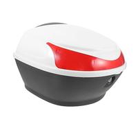 Anneome Caja Trasera para Motocicleta Pequeña, Caja de Herramientas y Almacenamiento Multiusos Cerradura, Resistente Plástico, para Motos y Bicicletas, Uso Urbano y Viaje