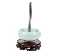 Anneome Cargador de Perlas para Diy Herramienta de Beading con Tazón para Proyectos de Joyería Rápido y Práctico Color Ébano