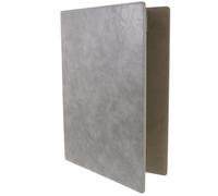 Anneome Carpeta de archivos de oficina A4 gris de PU multifuncional, portadocumentos con cierre magnético, resistente al desgaste y para firma