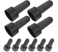 Anneome Casquillo E26 de Plástico, Juego de 10 Piezas, de Anillos Roscados para Portalámparas, Herramienta Manual para Desmontaje y Ajuste en Electricidad