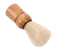 Anneome Cepillo De Espuma Retro Para Barba Con Mango De Madera, Cepillo Para El Cuidado De La Barba, Masculino, Cuidado De La Barba, Del Cabello Facial