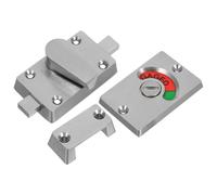 Anneome Cerradura para Puerta de Baño con Indicador de Privacidad Pestillo de Acero Inoxidable Tamaño para Puertas hasta 4 CM Adecuado para Cabinas y Mamparas de Baño Público