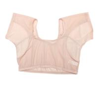 Anneome Chaleco de para Prueba Sudor S Transpirable Axilas para Mujer | Chinlon Beige, Protección Antiempapado, Hombro Antideslizante, Adecuado para Baile y Verano