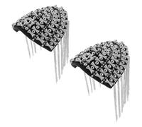 Anneome Charreteras Góticas Retro de Metal Broche de Charretera y Parche de Borla para Traje Accesorios de Vestuario Desmontables para Cosplay y Actuaciones Escénicas