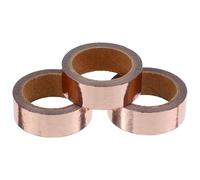 Anneome Cinta Washi Metálica Decorativa 3 Rollos Cinta Adhesiva Dorada Autoadhesiva Papel de Aluminio Decorativo Rosa Dorado